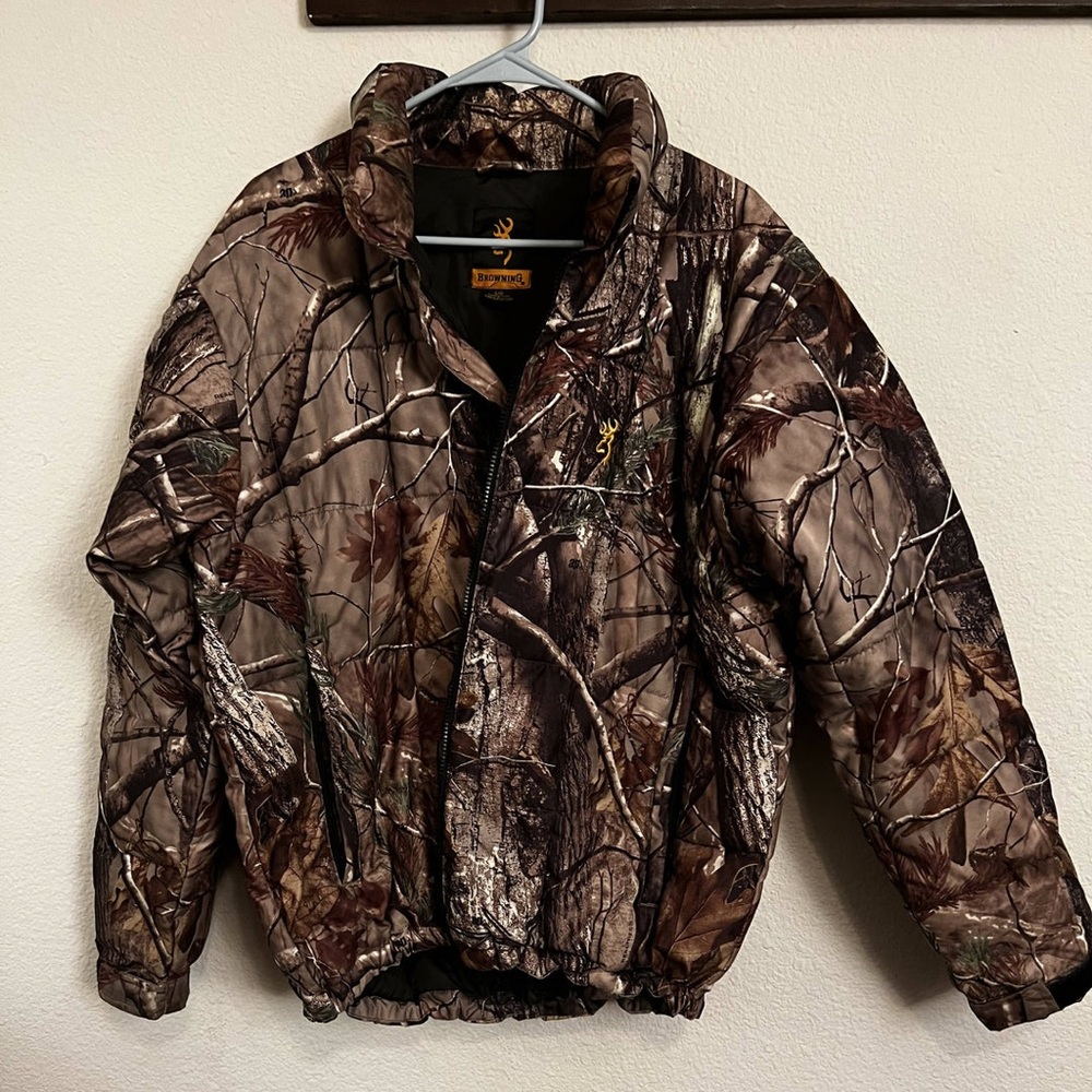 Browning Camo Puffer Jacket